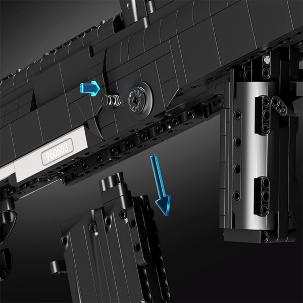 SEMBO BLOCK 702990 Sturmgewehr/ Bauset / Spielzeugset in OVP/