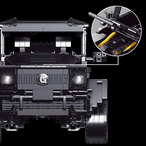 leier Geländewagen Technik Off-Roader, 2687 Teile