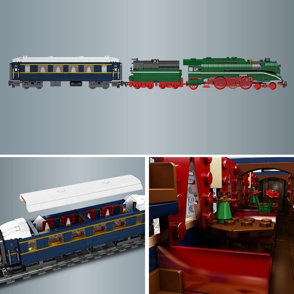 Mould King BR18 201 Deutscher Schellzug 12007 2348 Teile