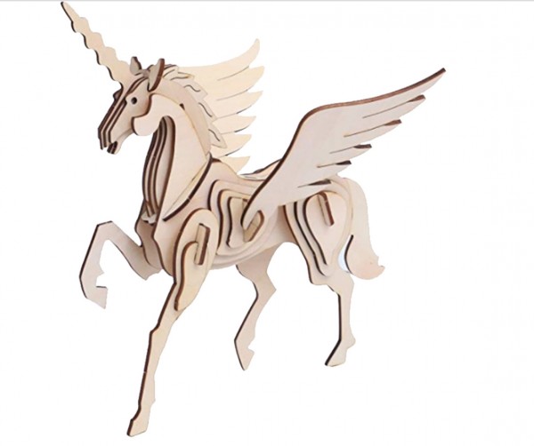 3D Holzpuzzle Einhorn Modell Nr. HG-G016