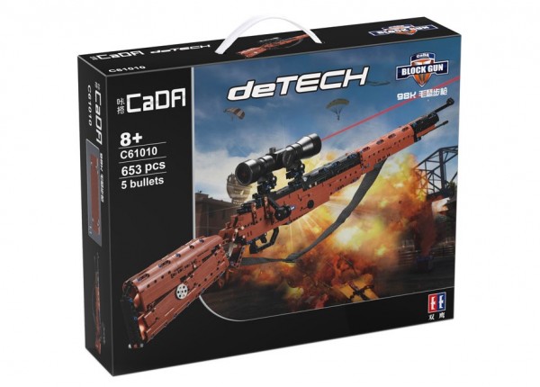 CADA C61010 Karabiner 98K Gewehr 653 Teile, 6 Bullets Neu-OVP