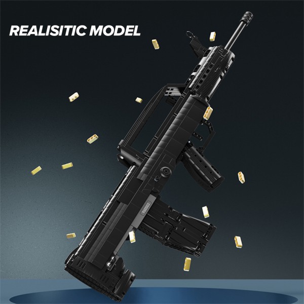 SEMBO BLOCK 702990 Sturmgewehr/ Bauset / Spielzeugset in OVP/