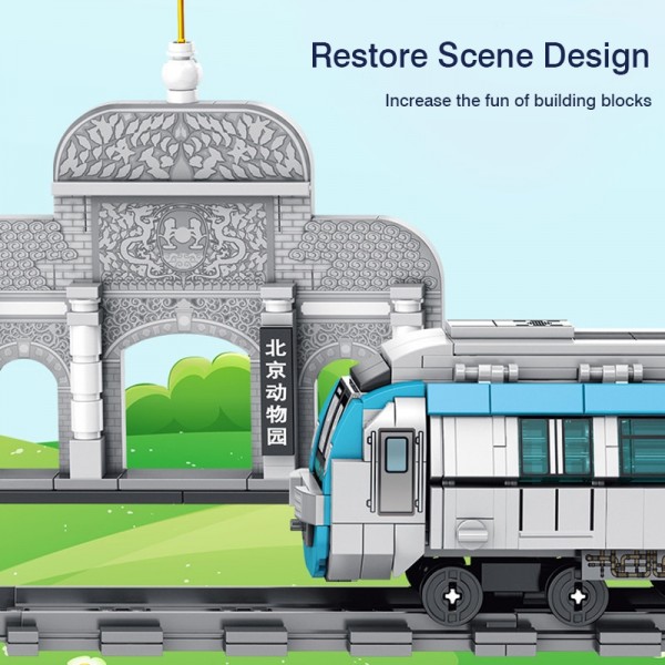 SEMBO BLOCK Beijing-Hong Kong Metro Modell Nr. 201405