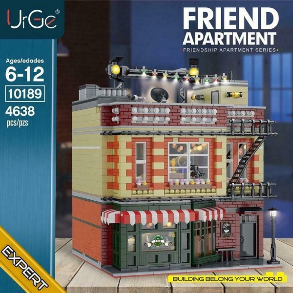 UrGe Big Bang Friend Apartment Bausatz Modell Nr. 10189