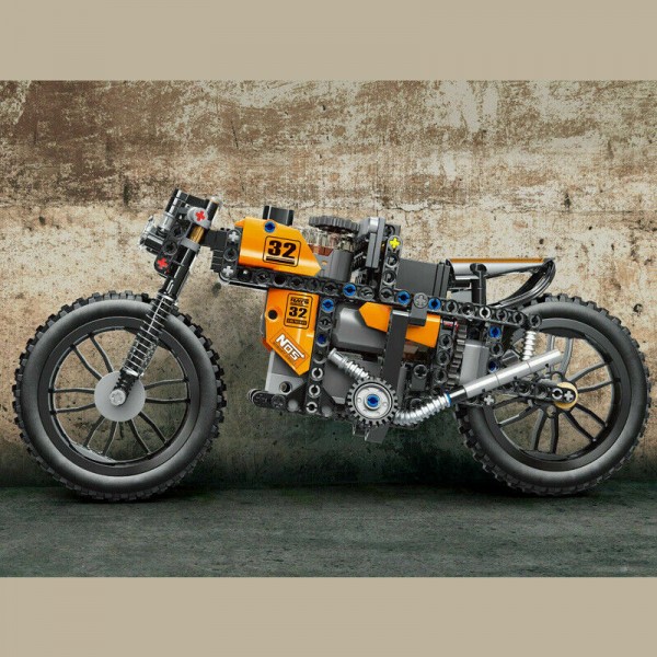 Mould King Motorrad mit Power Pack Modell Nr. 23005