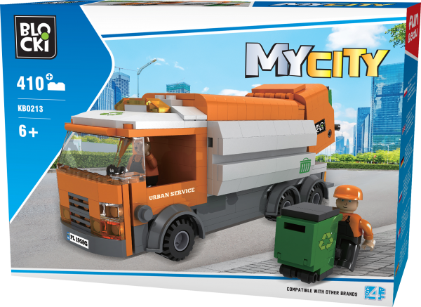 Blocki MyCity Müllauto Modell KB0213