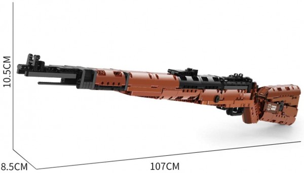 Mould King Block Mauser 98K Sniper Rifle Bausatz Modell Nr. 14002 ab 14 Jahren