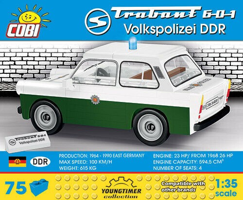 Cobi Trabant 601 Volkspolizei DDR Modell 24520
