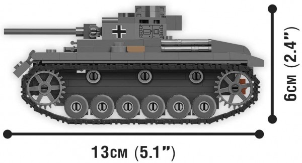 Cobi World of Tanks PZ. KPFW. III Ausf. J Modell Nr. 3062