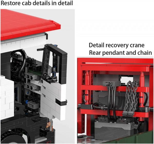 Happy Build YC-GC008 - Pneumatic Crane Truck - RC - 3.925 Teile
