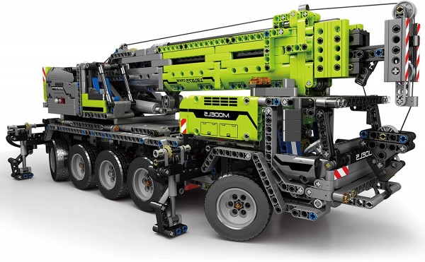 Mould King 17035 Technik Control+ Kran- Baufahrzeug