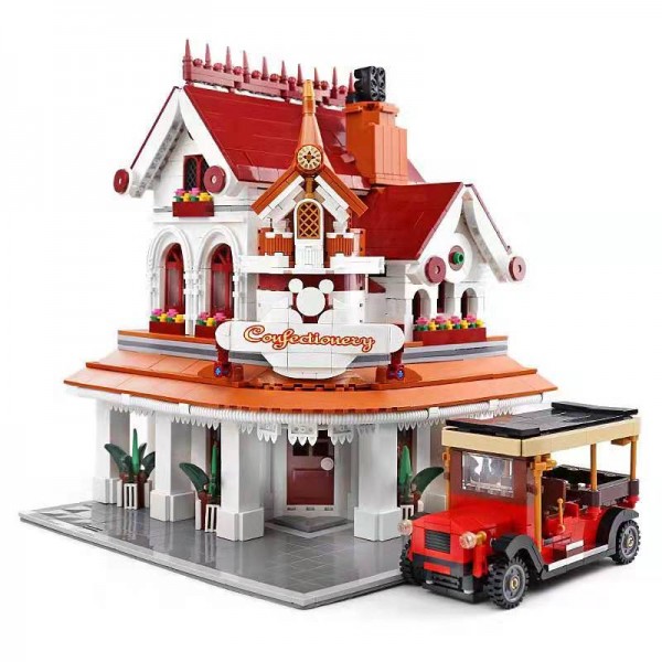 Mould King Kingland Paradise Corner Restaurant Modell Nr. 11003