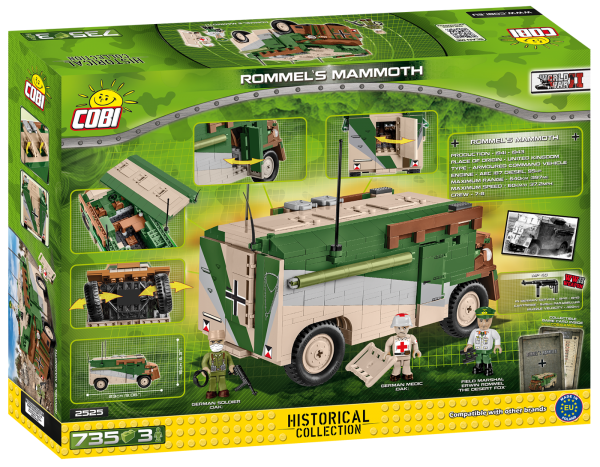 Cobi Rommel's Mammoth Modell Nr. 2525