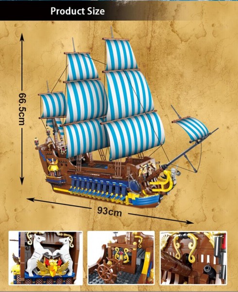 MORKMODEL 031011 | Blue Sail Schiff | 3265 Teile | NEU - OVP