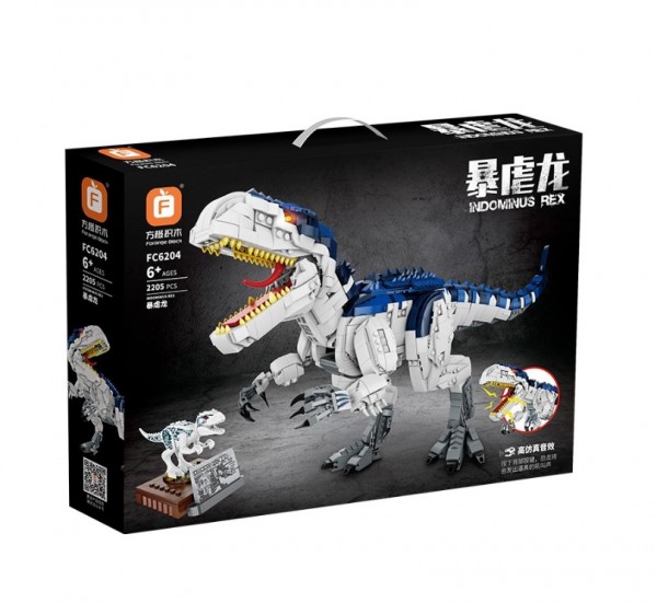 Forange Block FC6204 Dinosaurier+Sound Bausatz 2205 Teile OVP
