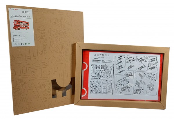 3D Holzpuzzle London Bus Modell Nr. MQ-B025