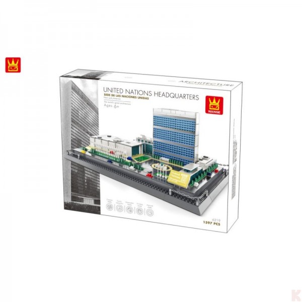 Wange 6219 Architektur UN Hauptquartier USA 1597 Teile