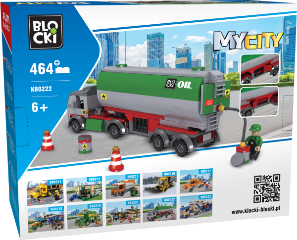 Blocki MyCity Tanklaster Öl Bauset ab 6 Jahre Modell KB0222