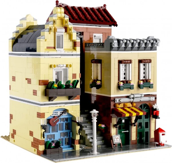 Mould King 16008 Modular Building Cafe Coffee House LED Beleuchtung 3103 Teile