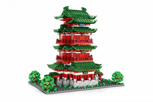 SEMBO BLOCK Pavillon des Prinzen Teng Modell Nr. 601141