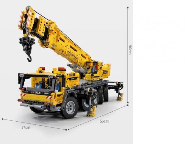 Mould King Mechanical Crane Modell Nr. 13107 Maßstab 1:8 2590 Teile ab 8 Jahre