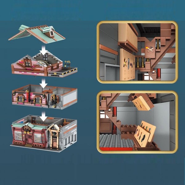 MOULD KING WINKELGASSE QUICK PITCH ZUBEHÖR LADEN Model Nr: 16039