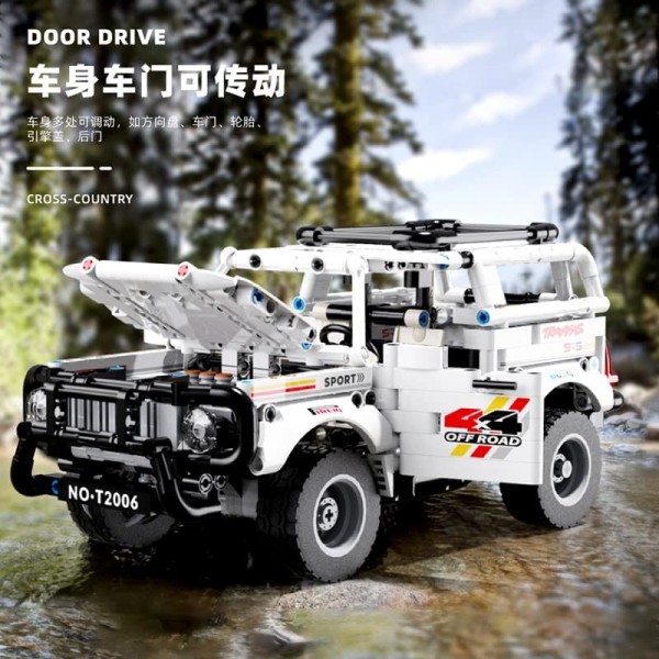 TGL T2004 Geländewagen Offroad in Weiss 769 Teile OVP
