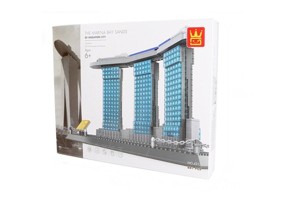 Wange 4217 Architektur Bausatz Marina Bay Sands 881 Teile deutscher Händler Neu