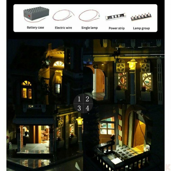 Mould King 16026 Tee Restaurant Bausteine Teile 3039