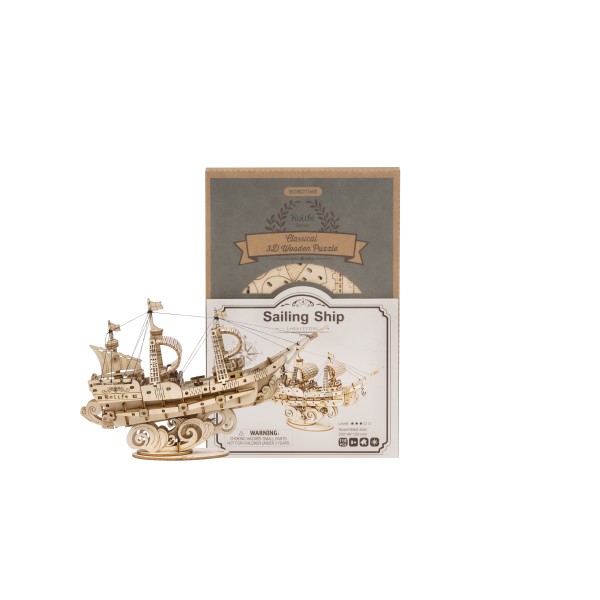 Robotime Rolife 3D Holzpuzzle Sailing Ship Modell Nr. TG305