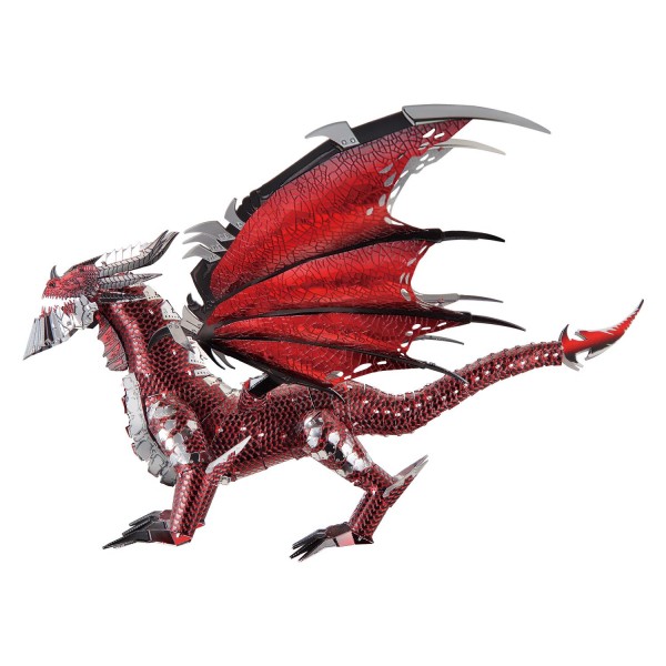 Piececool 3D Metallpuzzle The Black Dragon Modell Nr. HP119-KRS