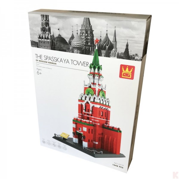 Wange 5219 Architektur Erlöserturm des Kreml 1046 Teile