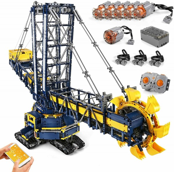 Mould King 17006 Technik Raupen Schaufelradbagger 4588 Teile