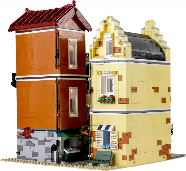 Mould King 16008 Modular Building Cafe Coffee House LED Beleuchtung 3103 Teile