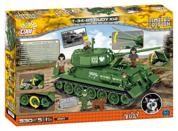 Cobi T-34-85 Rudy 102 Limited Edition Modell Nr. 2524