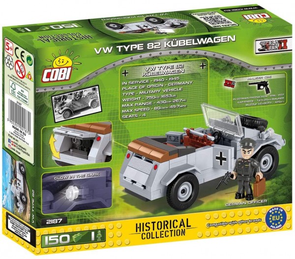Cobi VW Kübelwagen Type 82 Modell Nr. 2187