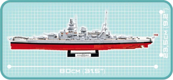 Cobi Battleship Scharnhorst Historical Collection Modell Nr. 4818