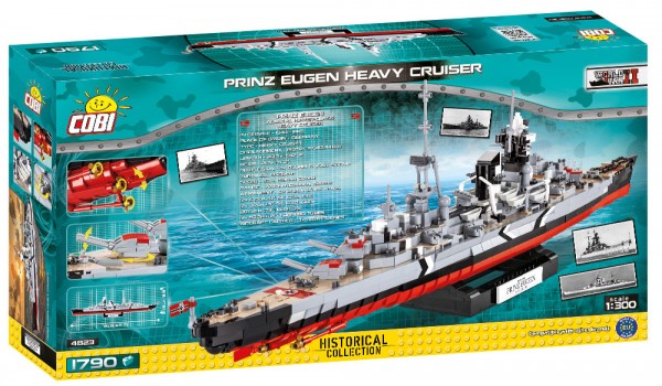 Cobi Prinz Eugen Heavy Cruiser Historical Collection Modell Nr.4823