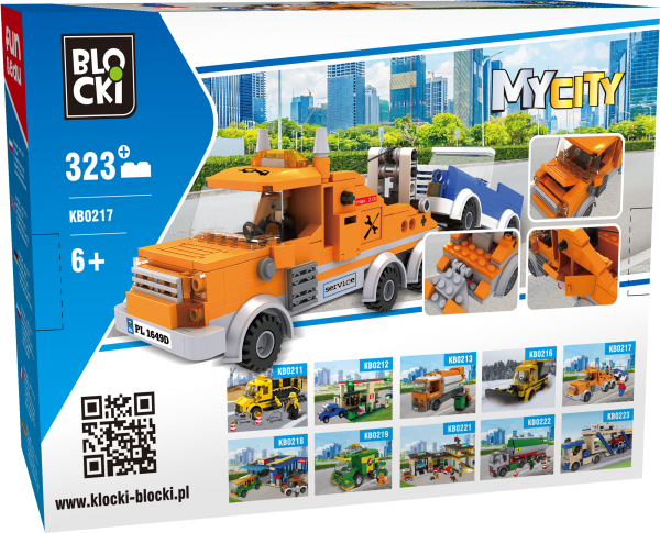 Blocki MyCity Abschleppwagen Modell KB0217