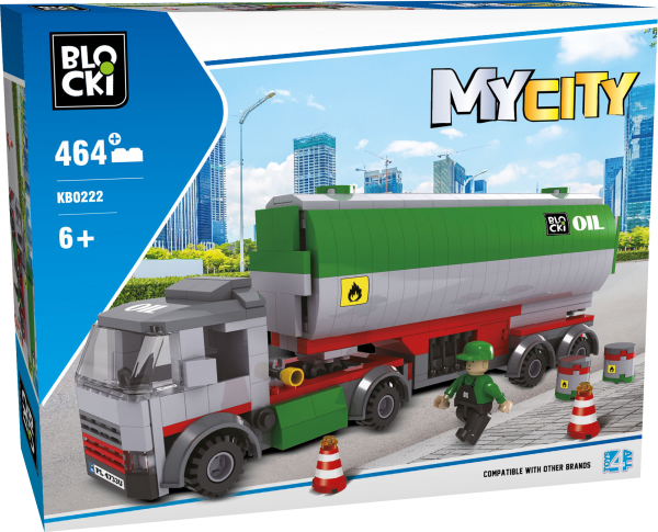 Blocki MyCity Tanklaster Öl Bauset ab 6 Jahre Modell KB0222