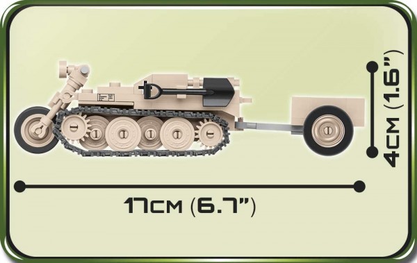 Cobi S.D.KFZ 2 Kettenrad Historical Collection Modell Nr. 2401