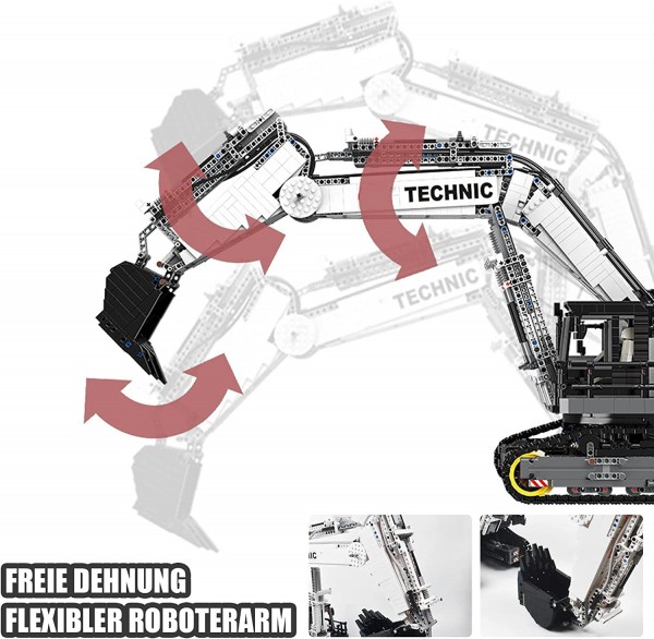 YC-GC004 Happy Build Schaufelbagger 4342 Teile