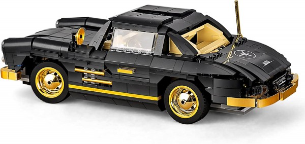 Mould King 10005 Technik Flügeltürer Oldtimer Auto für 1957 300SL, 886 teile Klemmbausteine Technik