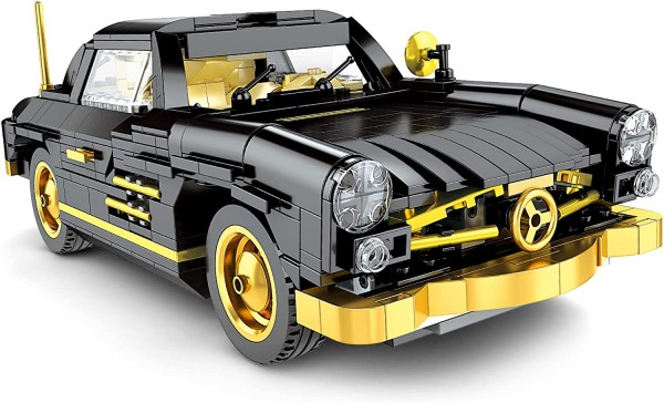 Mould King 10005 Technik Flügeltürer Oldtimer Auto für 1957 300SL, 886 teile Klemmbausteine Technik