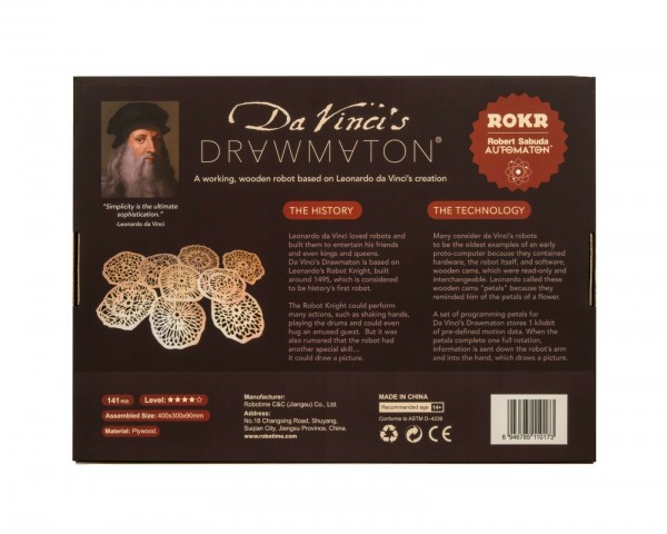 Robotime Da Vinci’s Drawmaton The Slayer Modell Nr. SD002