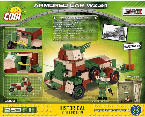 Cobi Armored Car wz.34 Modell Nr. 2393