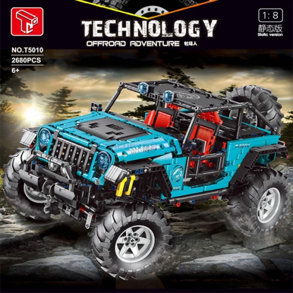 TLG Geländewagen Türkis Trailcat T5010 High-tech MOC Off-road