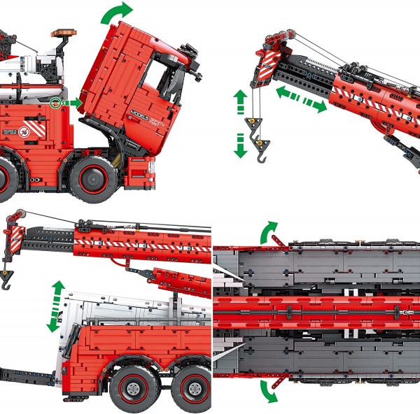 Mould King 19008 - Abschlepp- und Bergungs-Truck RC, 10966 Teile