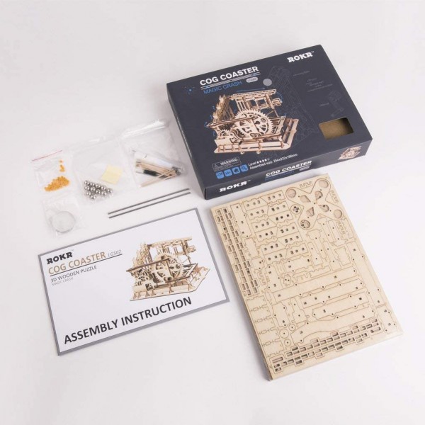 Robotime Murmelbahn 3D Holzpuzzle Modell Nr. LG502