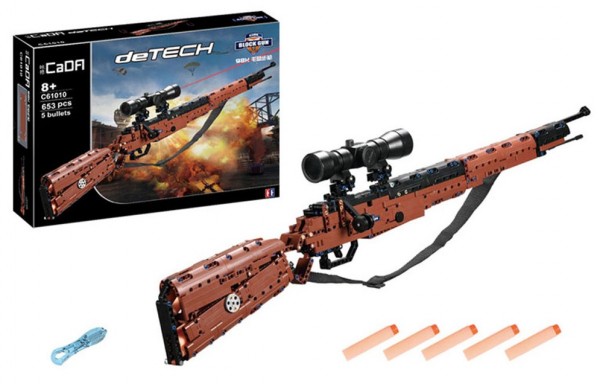 CADA C61010 Karabiner 98K Gewehr 653 Teile, 6 Bullets Neu-OVP